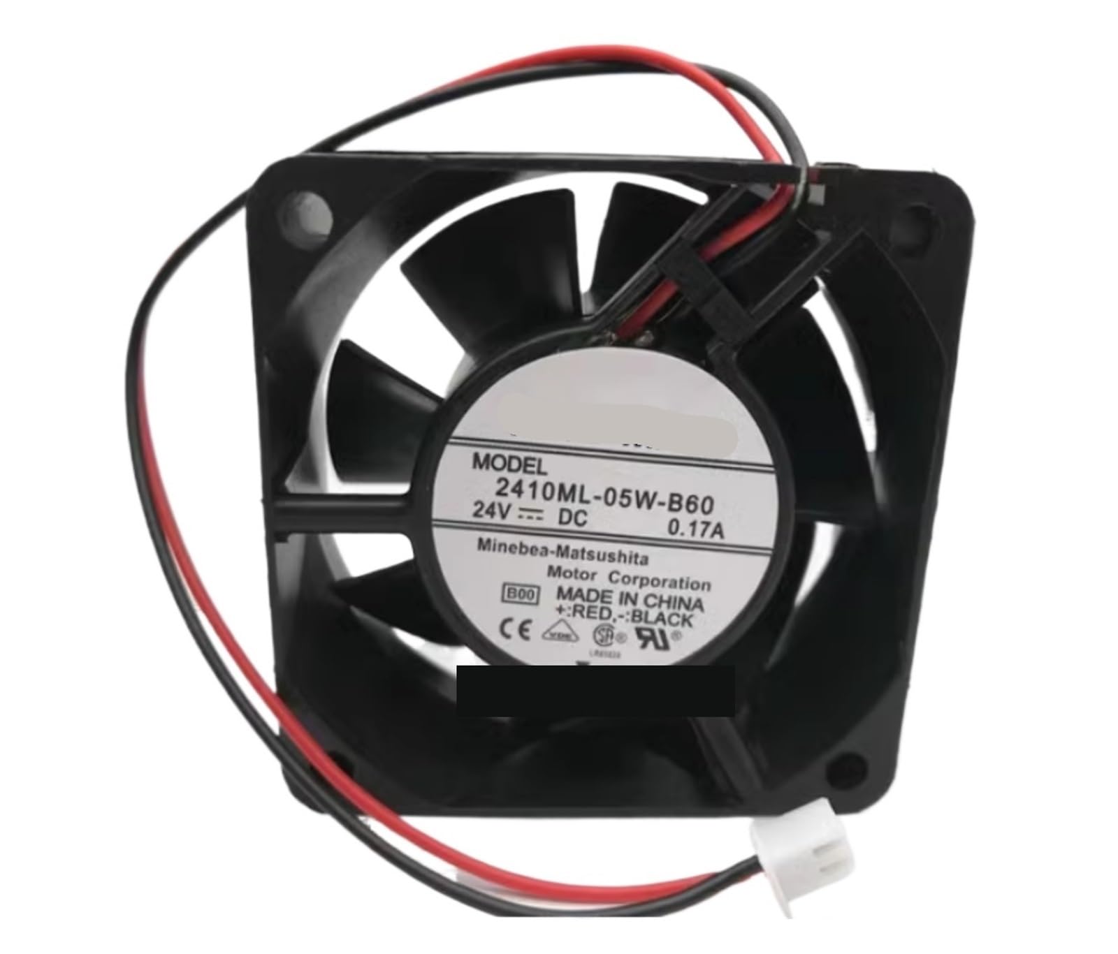 UITGVDQAT 2410ML-05W-B60 6025 24V 0.17A 6CM Two Wire Inverter Fan