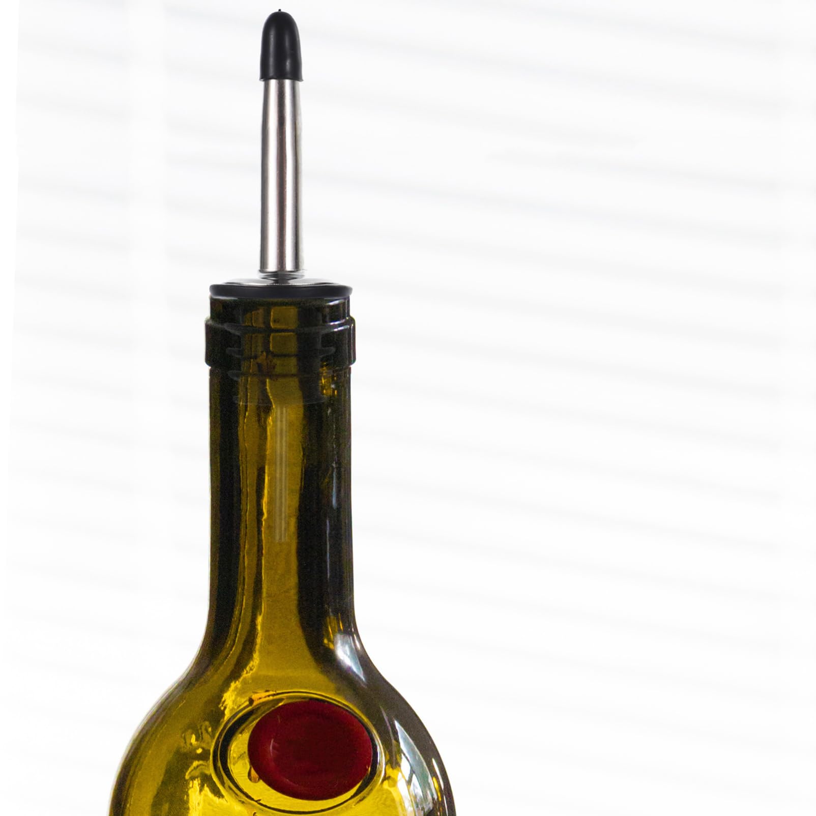 COLLBATH 5pcs Wine Stopper Pourer Pourers Stainless Steel Pp Cocktail Dispensers Wine Stoppers