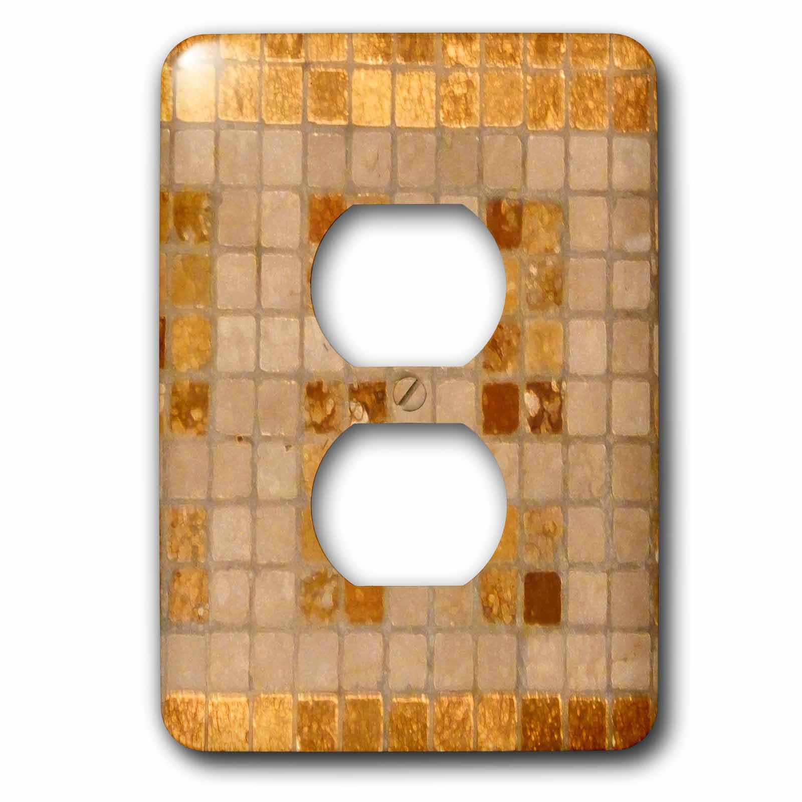 Carreau en cuivre pour cuisine et salon habillage 2 prises 3dRose lsp_29692_6