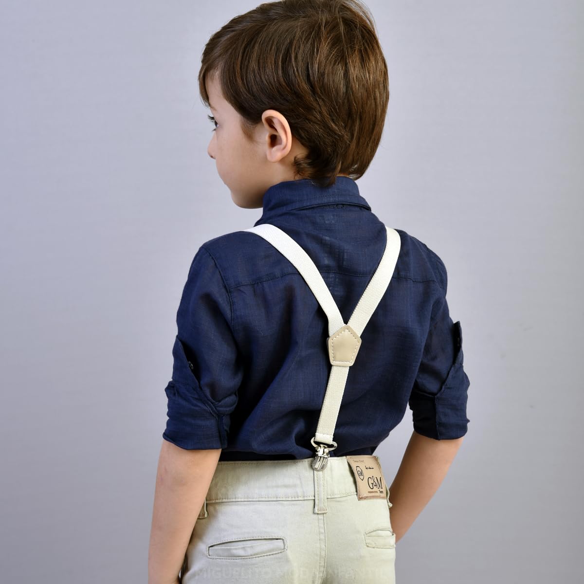 Conjunto Social Manga Longa Azul Marinho Calça Infantil Bege Masculino em promoção! Veja a oferta e mais achadinhos de Meninos 6 Hoje é o melhor dia para comprar Conjunto Social Manga Longa Azul Marinho Calça Infantil Bege Masculino com aquele preço maroto! Promoção! Aproveite a oferta! 6