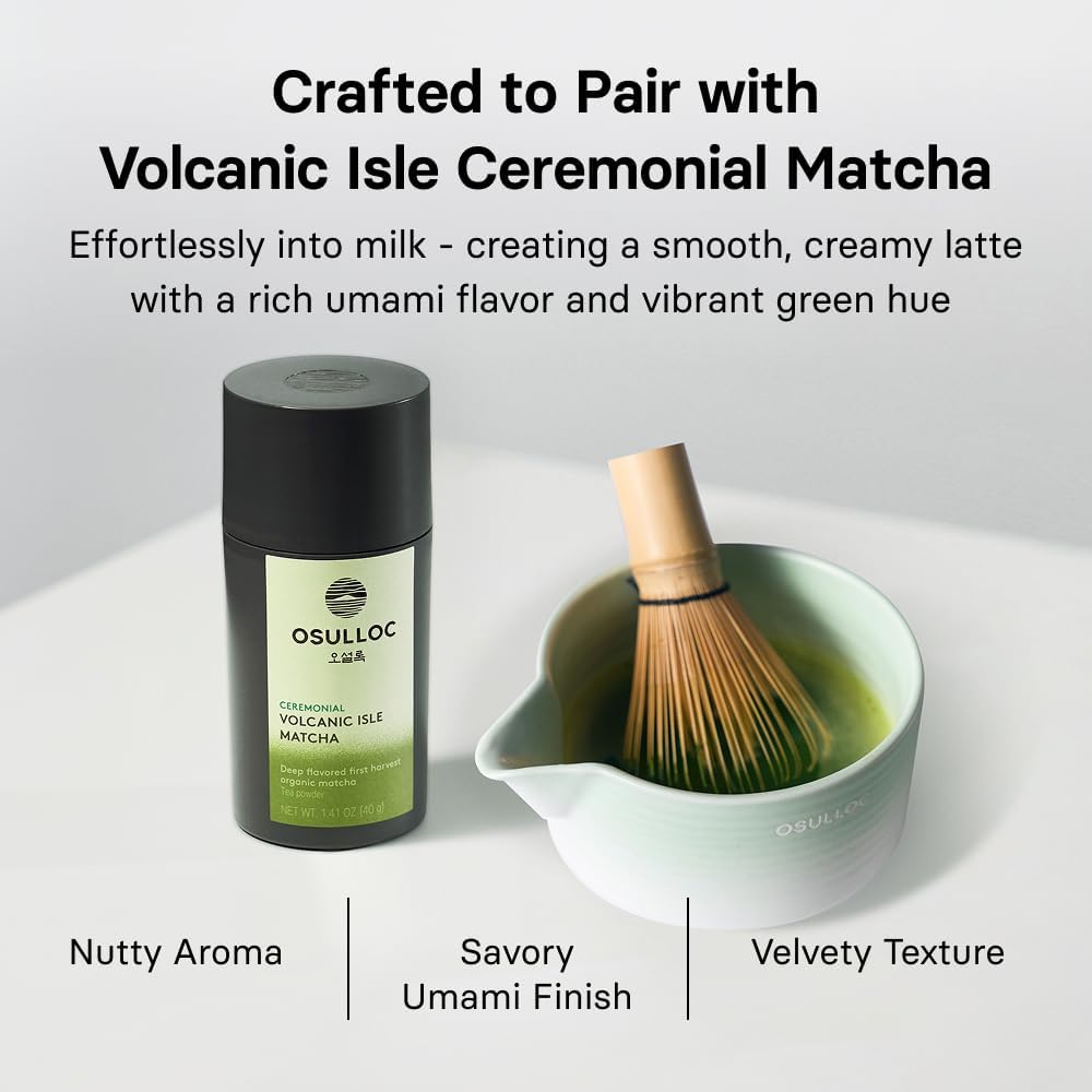 OSULLOC Premium Chasen, 100-Prong Bamboo Matcha Whisk