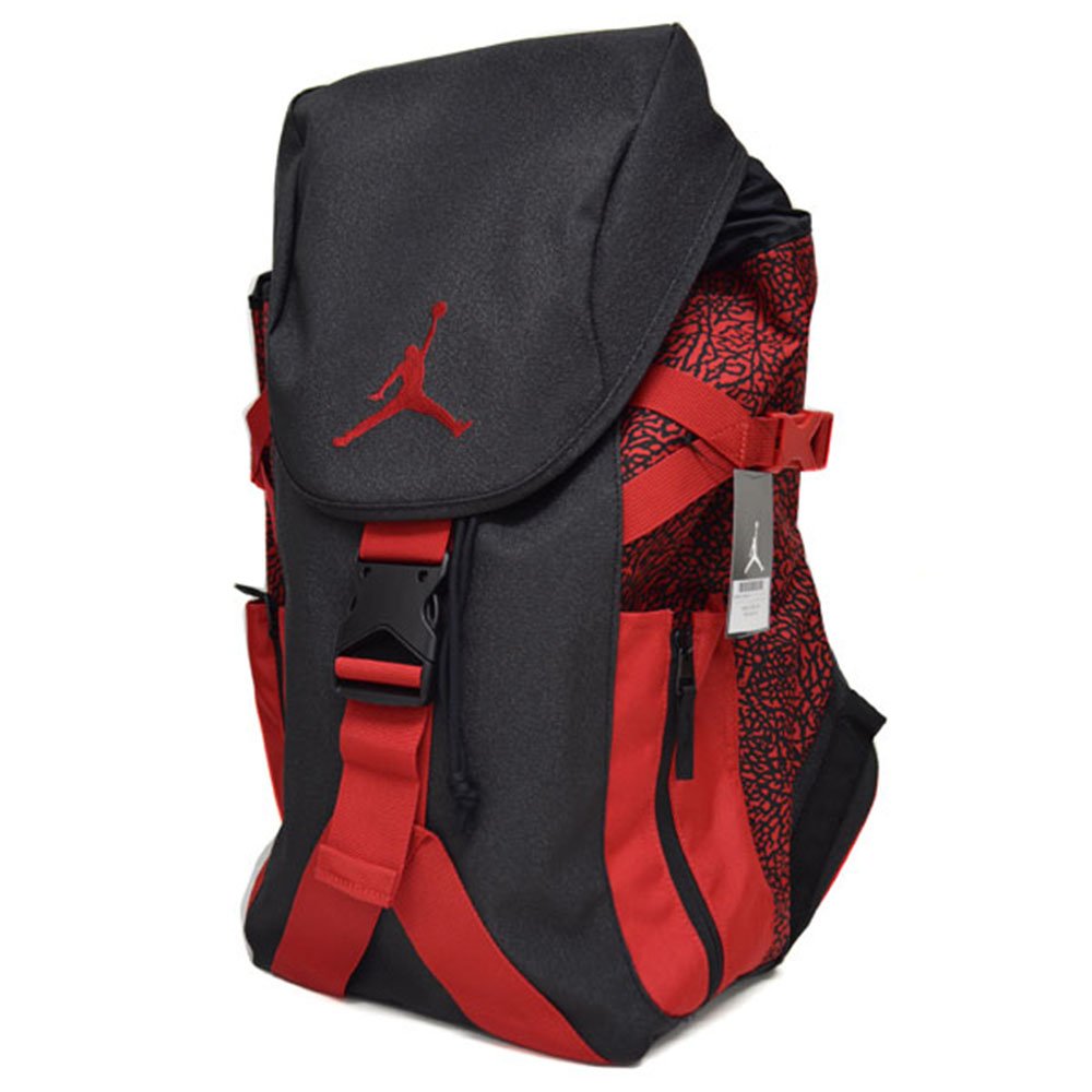 Jordan Nike Jumpman Top Loader Carry All Backpack Black Red