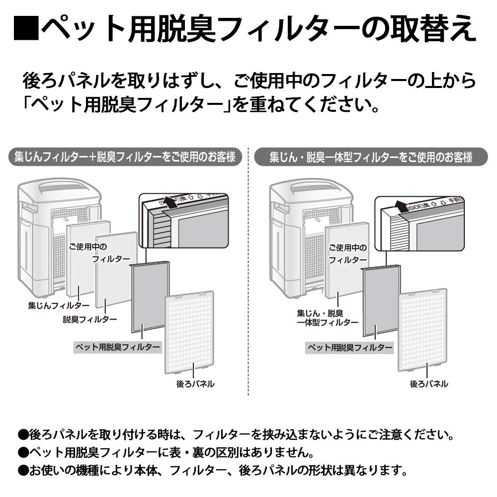 シャープ 加湿空気清浄機用交換フィルター ペット用脱臭フィルター FZ-DF50K2 rdzdsi3 楽天市場】ペット用脱臭フィルター fz-df50k2の通販