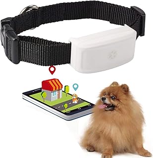 Zeerkeer Mini GPS Locator Echtzeit Kleine Haustier GPS Tracker TK911 für Hunde Katze Tracking Device Locator mit Pet Krage...