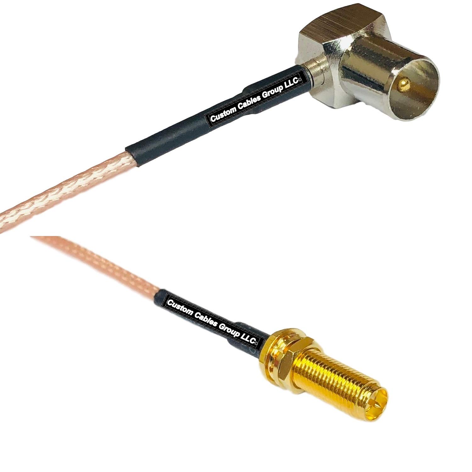 6 feet RG316 DVB Pal Male Angle to RP-SMA Female Long RF Pigtail Coaxial Cable