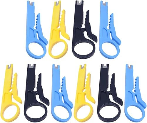 Electrician's Essential 10 unids multifuncional pelacables herramienta de corte de alambre Crimper para electricistas Diyers al azar