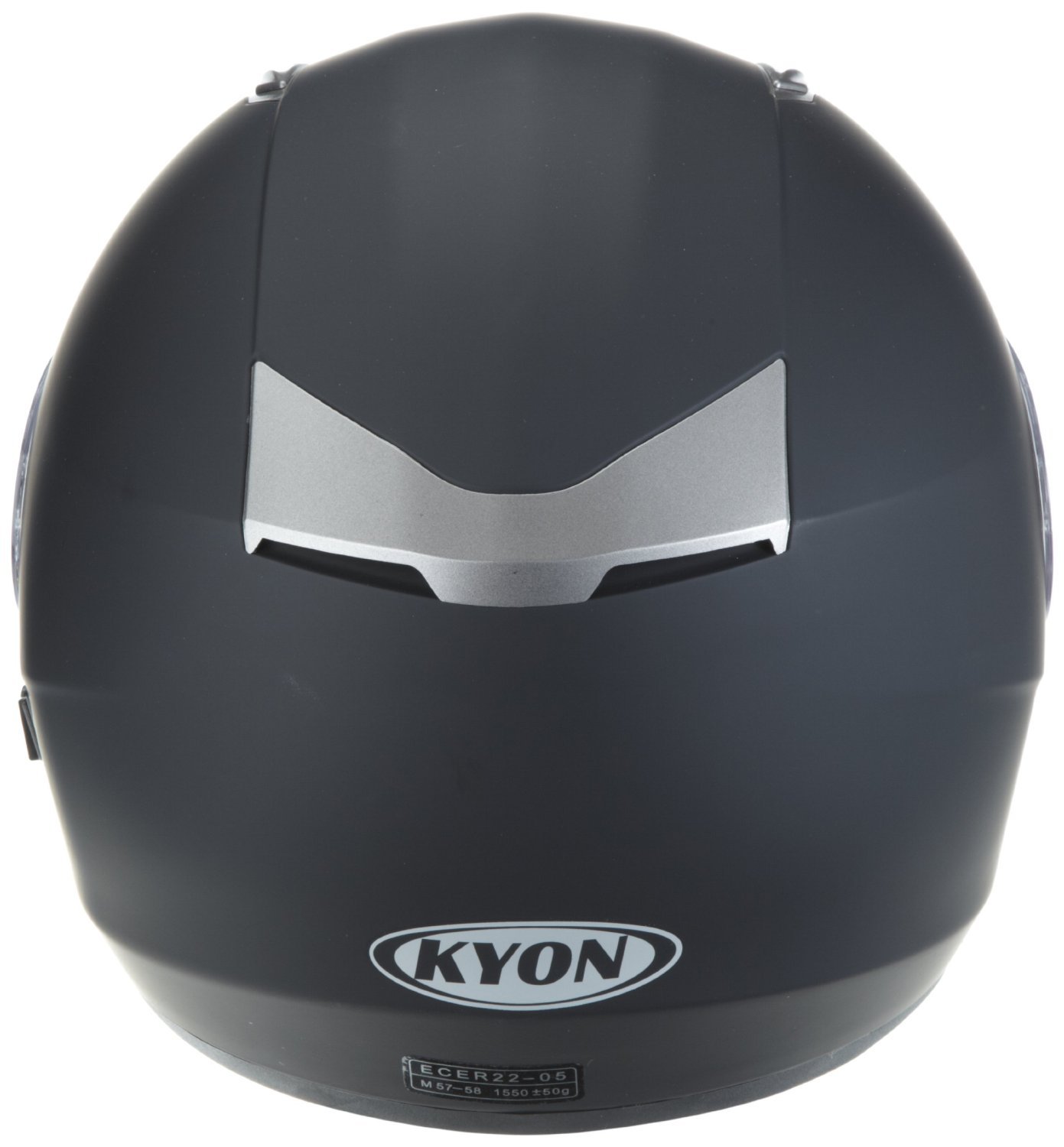 H520-ES-S kask motocyklowy, integralny kask z wbudowaną osłoną przeciwsłoneczną, rozmiar S, czarny matowy