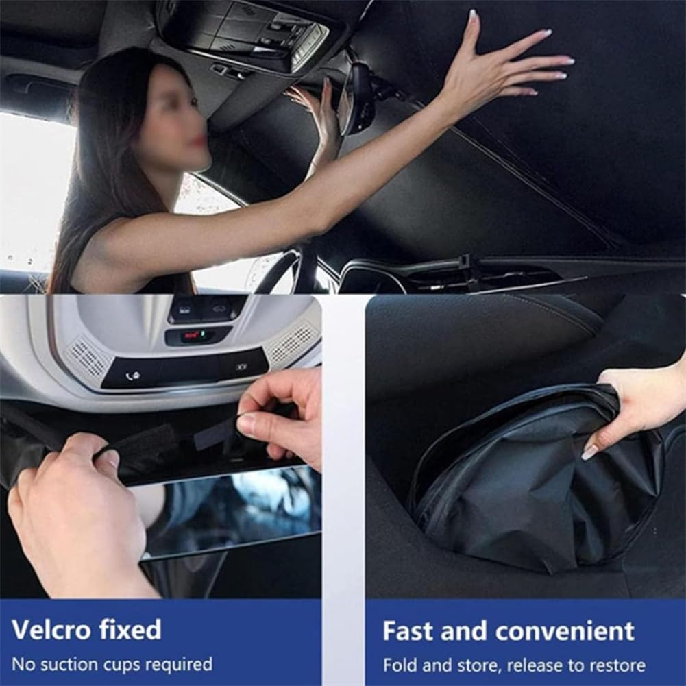 YYCKE Parasole Parabrezza Per Kia Sorento 2016-2020 - Pieghevole Con Protezione UV, Su Misura
