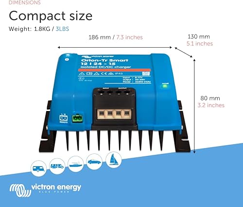 Miniatura 3 de Victron Energy Orion-Tr Smart cargador CC-CC, aislado, con Bluetooth