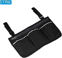 Vista 3 de PATIKIL Bolsa para reposabrazos para silla de playa, impermeable, para colgar en silla de playa, bolsa de almacenamiento para reposabrazos, revista