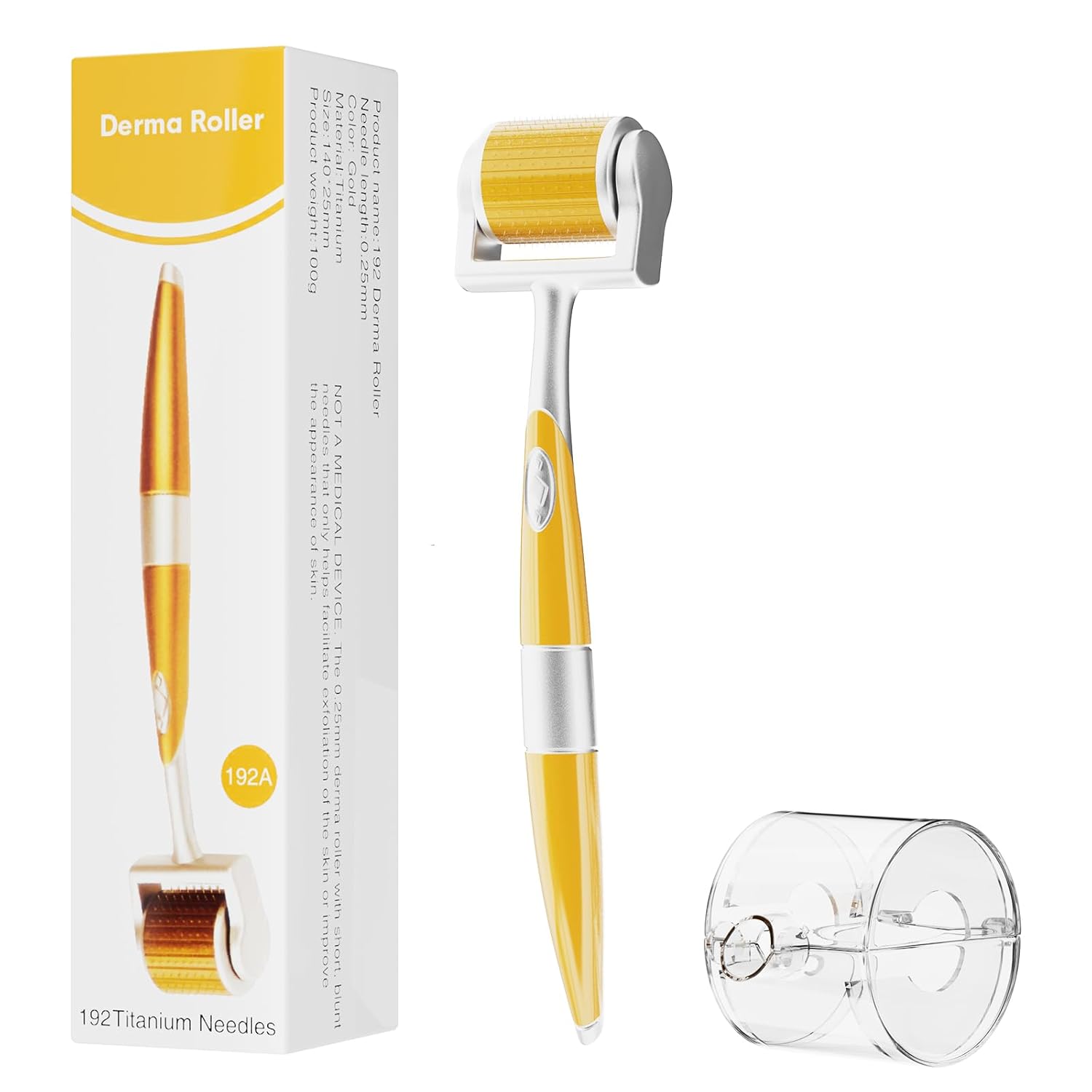 Beauty Microneedling Dermastamp Beard Roller 0 25mm 120 A Face Beauty Derma Stamp For Face Body Beard Hair