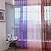pureaqu Butterfly Embroidered Sheer Curtain for Living Room Sexy Tulle W39xH84 Balcony Windows Curtain Rod Pocket Process Draperies 1Panel
