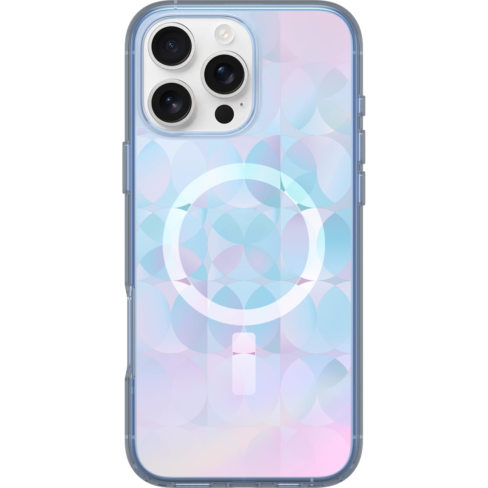 OtterBox iPhone 16 Pro Max Symmetry Series Clear Case - Opal Prism Blue