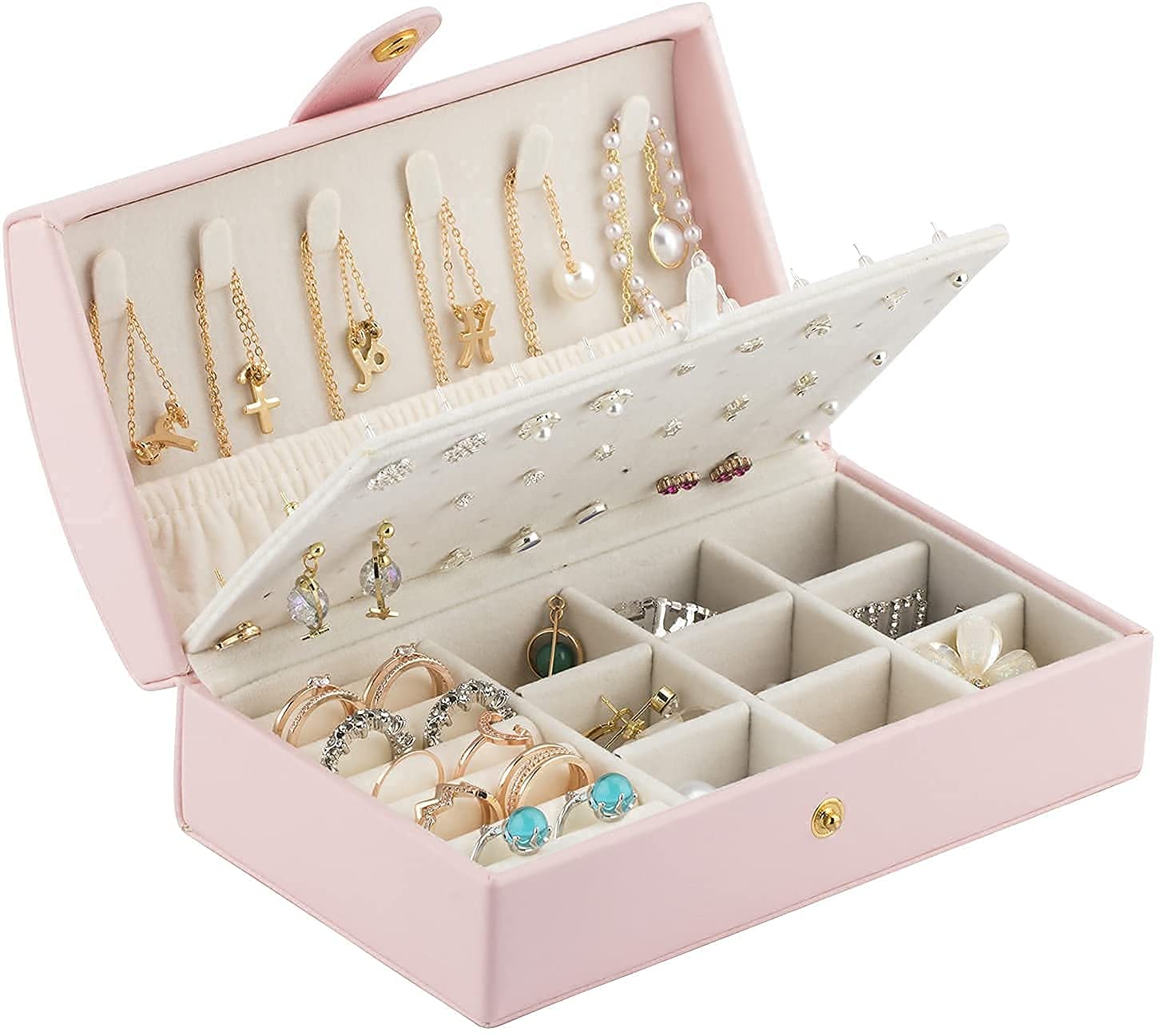 Boîte à bijoux de voyage compacte pour week-end et déplacements - 8