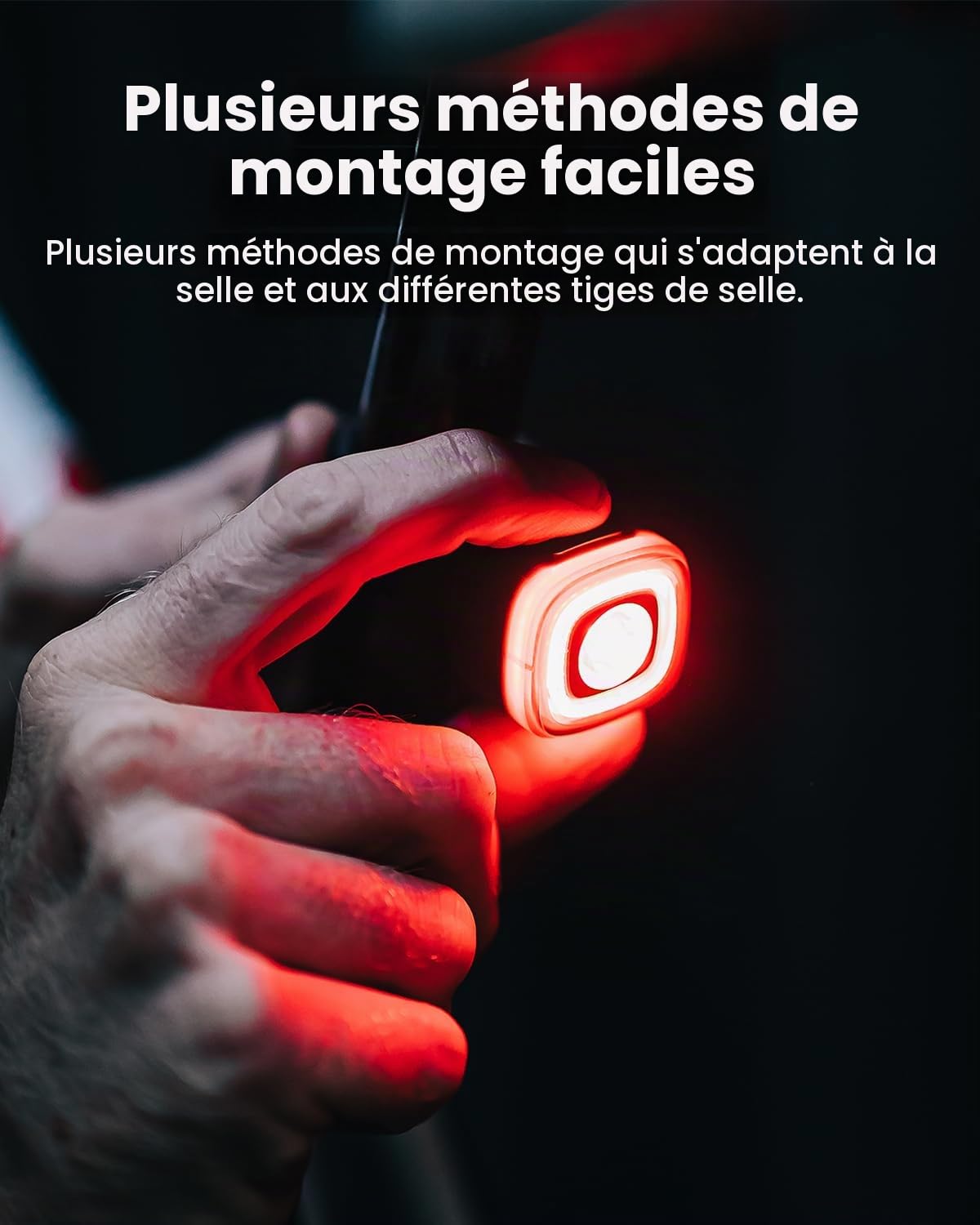 Magicshine RN 1200 SEEMEE 150 V2.0 Combo, Phare et feu arrière de vélo 1200 lm/150 LM, éclairage Puissant pour Les Sorties Nocturnes, Compatible avec VTT, vélos Enfants et vélos de Ville