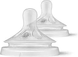 Bicos Pétala 3.0 Philips Avent com válvula anticólicas, fluxo rápido (fluxo 4), pacote com 2, SCY964/02