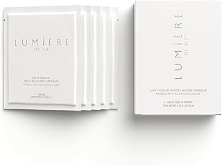 LUMIÈRE DE VIE® Máscara de biocelulosa antien...