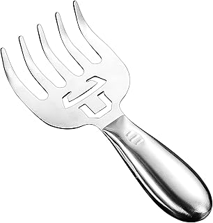 Desfarçador de carne com garras de urso, utensílios de cozinha para churrasco de aço inoxidável - garfo desintegrador de alimentos, para escultura, desfio, manuseio e serviço