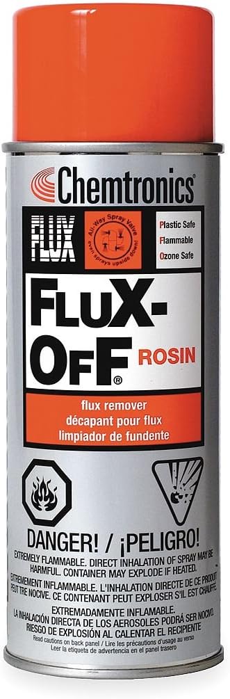 Flux Remover, 16 Oz, Net 10 Oz, VOC 851 g/L