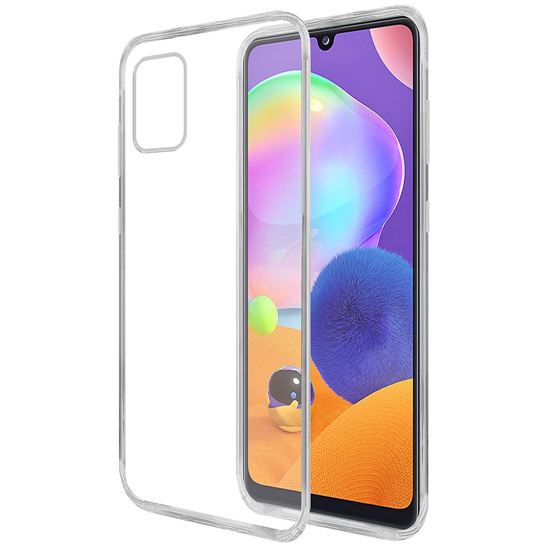 Amazon Brand - Solimo Mobile Cover for Samsung Galaxy A31 (Soft & Flexible Back Case), Transparent - Silicone (B083PDY82Z) Amazon Price History, Amazon Price Tracker