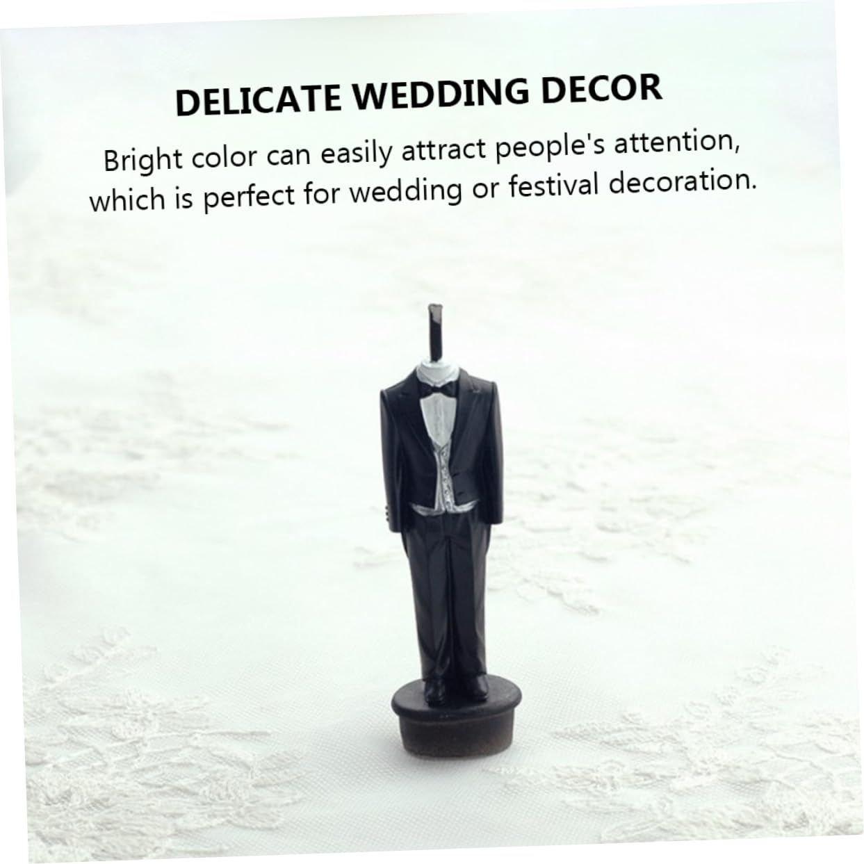 Amosfun Bougies de Mariage Chinoises pour Couples, Bougies Portables en Paraffine, Décoration Festive Romantique et Délicate pour Table de Fête ou Bureau