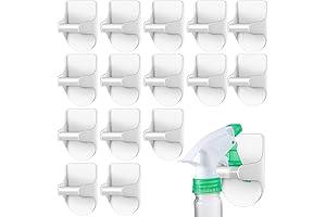 Gerrii 16 Pcs Spray Bottle Holder Wall Mount Spray Bottle Hanger Adhesive...