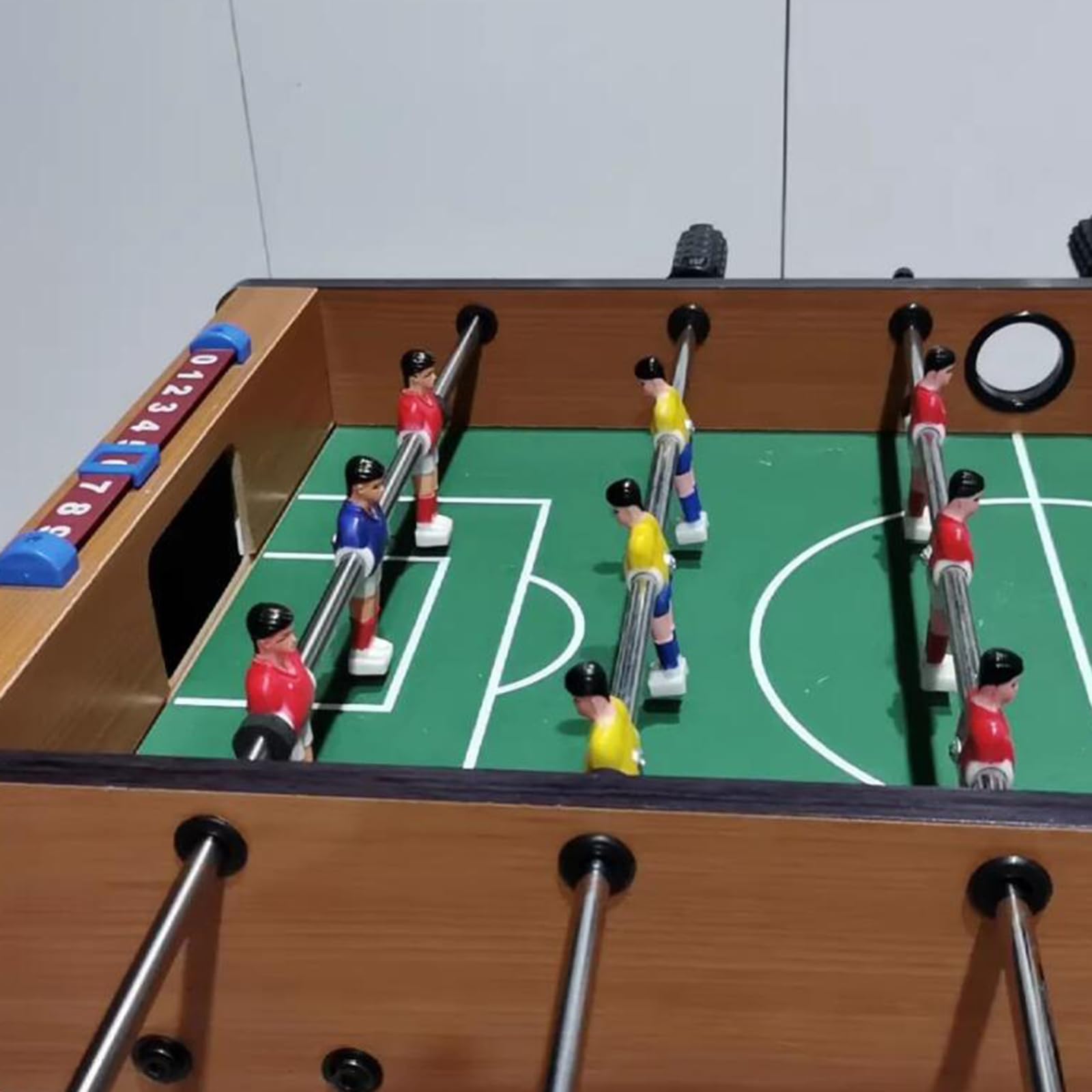 Aste di Ricambio per Biliardino, Set di Aste per Calcio Balilla con Foro, Accessori per Calcio Balilla, per Parti di Ricambio del Tavolo