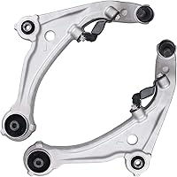 Vista 110 de Detroit Axle - 2 brazos de control inferiores delanteros para Jeep Grand Cherokee Commander 05-10 2005 2006 2007 2008 2009 2010 Conjunto de brazos