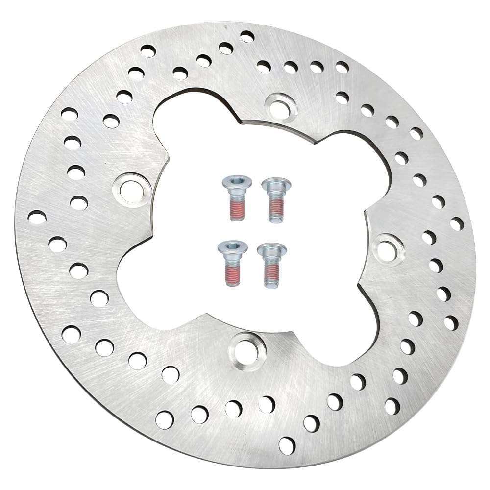 Disco de freno trasero con espárrago compatible con Honda TRX400EX Sportrax 1999-2008 TRX400X 2009 2012-2014 43251-HN1-003 90105-MK5-000