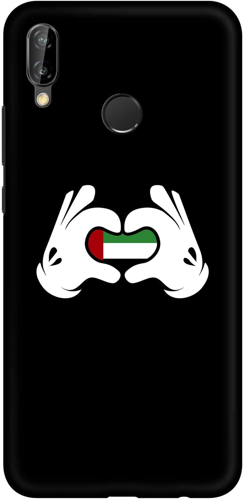 StylizeddCase Compatible with Huawei Nova 3 Case Slim Snap Basic Series Customized Mobile Cover Hard PC Shield Matte Finish Print [Designed for Huawei Nova 3] - Emarati Love
