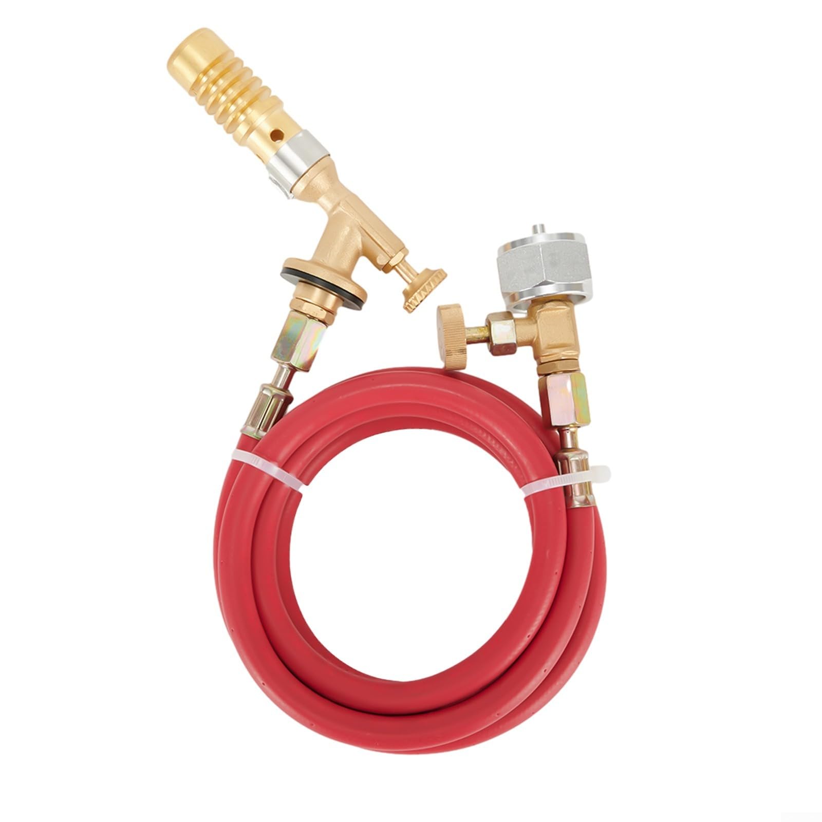 MAP Pro - Antorcha de gas propano para soldadura con manguera de 5 pies, gases disponibles, propano, gas combustible Map/Pro