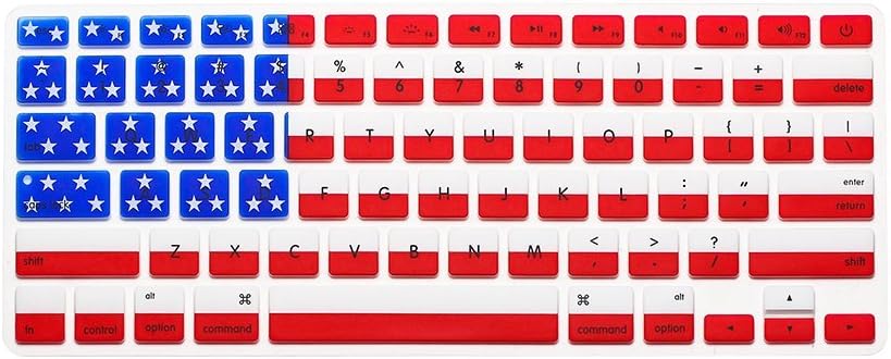 Compatible with Old MacBook Pro 15 inch Case USA Flag Retina A1398 (2012-2015), 4 in 1 Bundle Exquisite Finish Plastic Hard Shell Keyboard Cover Set