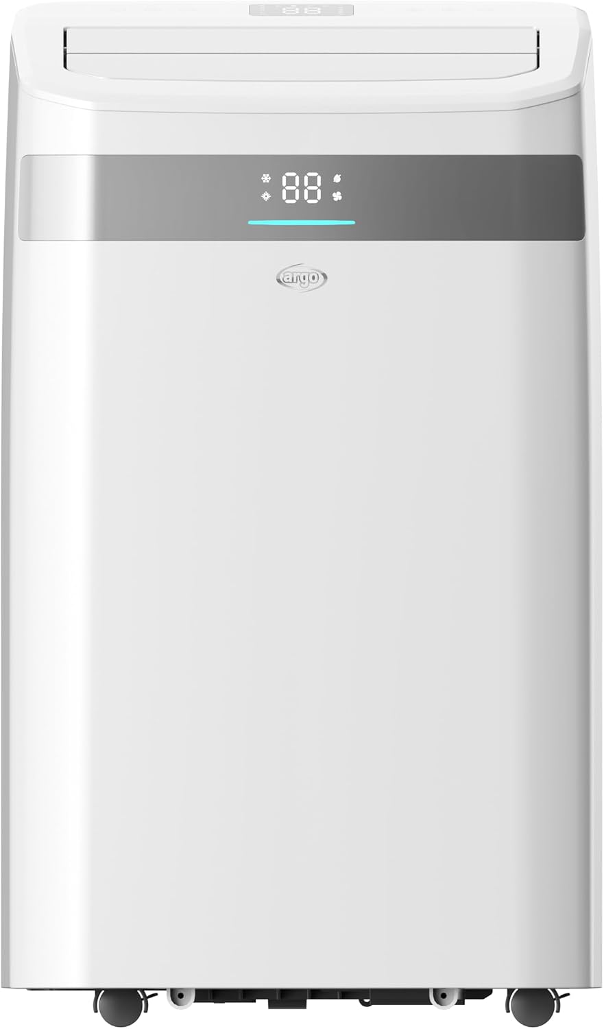 Rear view of the ARGO Milo Evo Silent portable air conditioner