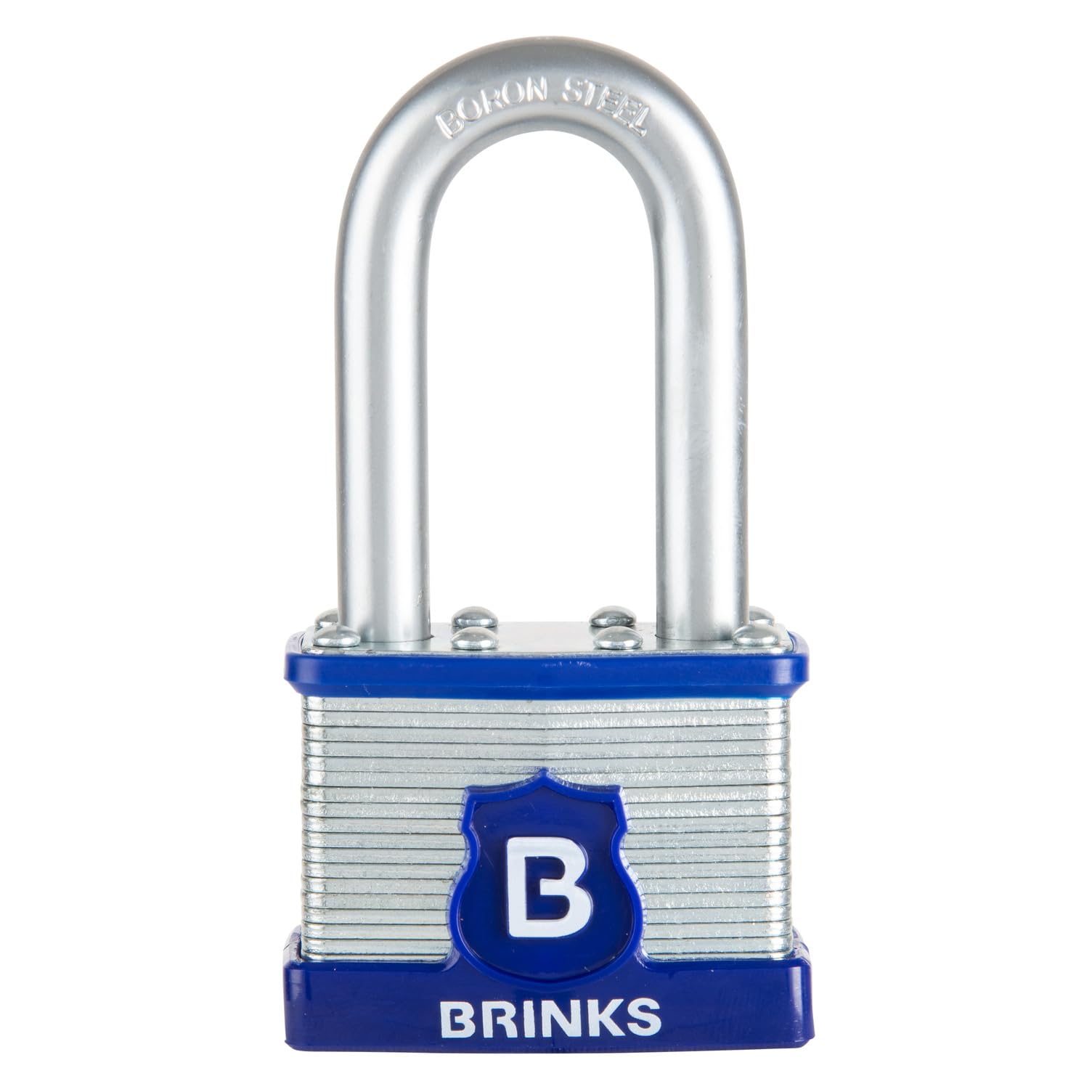 Brinks 1-7/8in (50mm) Laminated Steel Padlock with Boron Shackle
