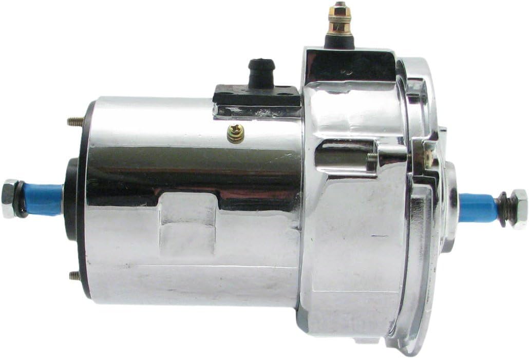 New Premium Chrome Hi Output 85 Amp Alternator Compatible with VW Beetle Bug Sand Rail 1.6L Replaces AL82N AL82X 0-120-489-565 0-120-489-566 0-120-489-583 0-120-489-584 0120489565 043-903-023A