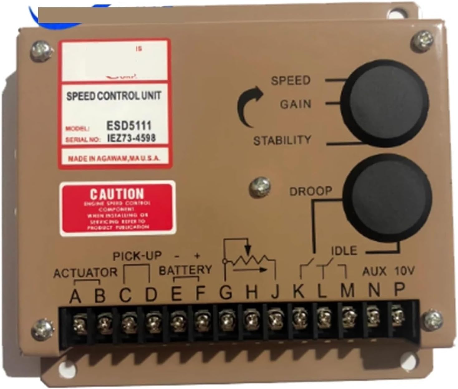 Engine Governor ESD5111 Electronic Speed Control for Engines ESD 5111
