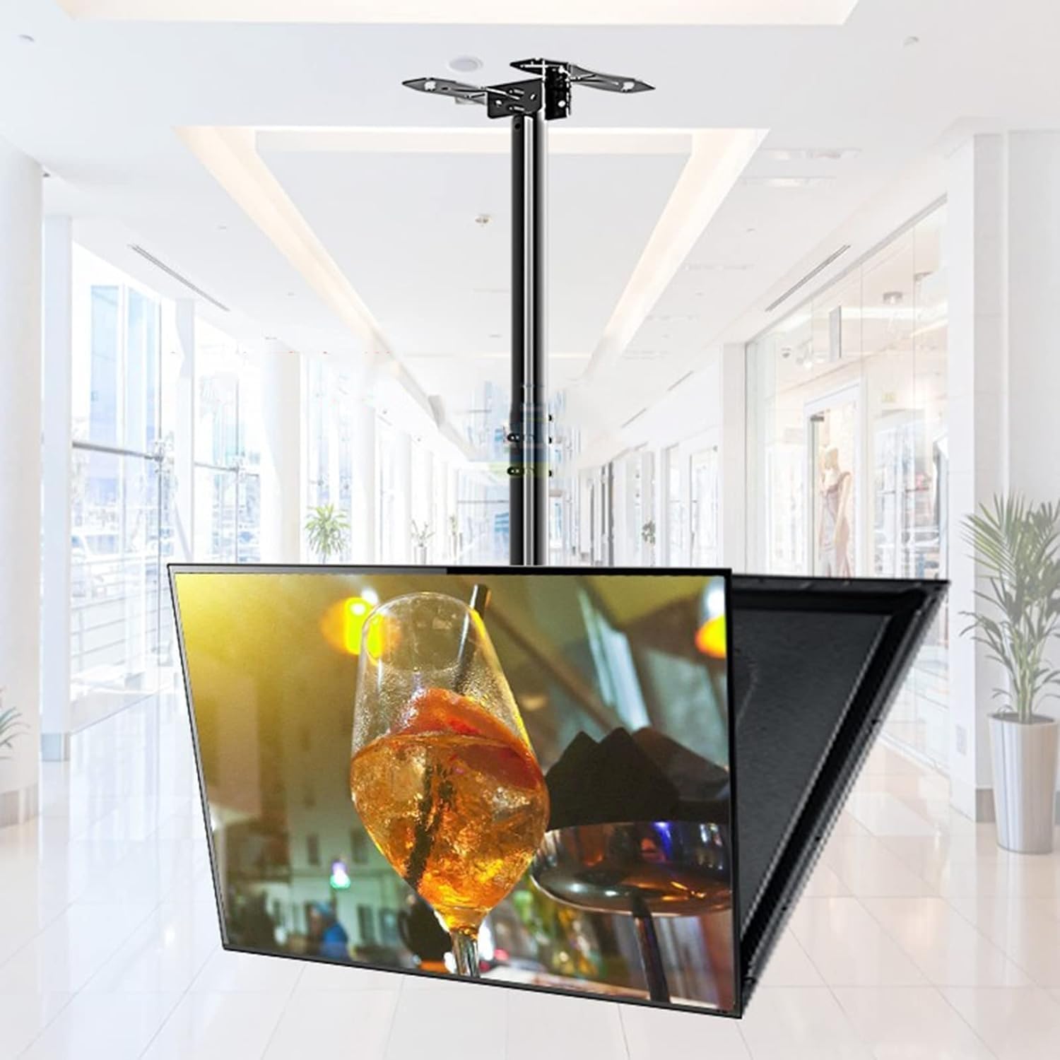 HPTHLY Tv Mount Stands Tv Ceiling Mount Adjustable Brackettv Mount Bracket Fits 55-75 Inch Lcd Led Tvs,