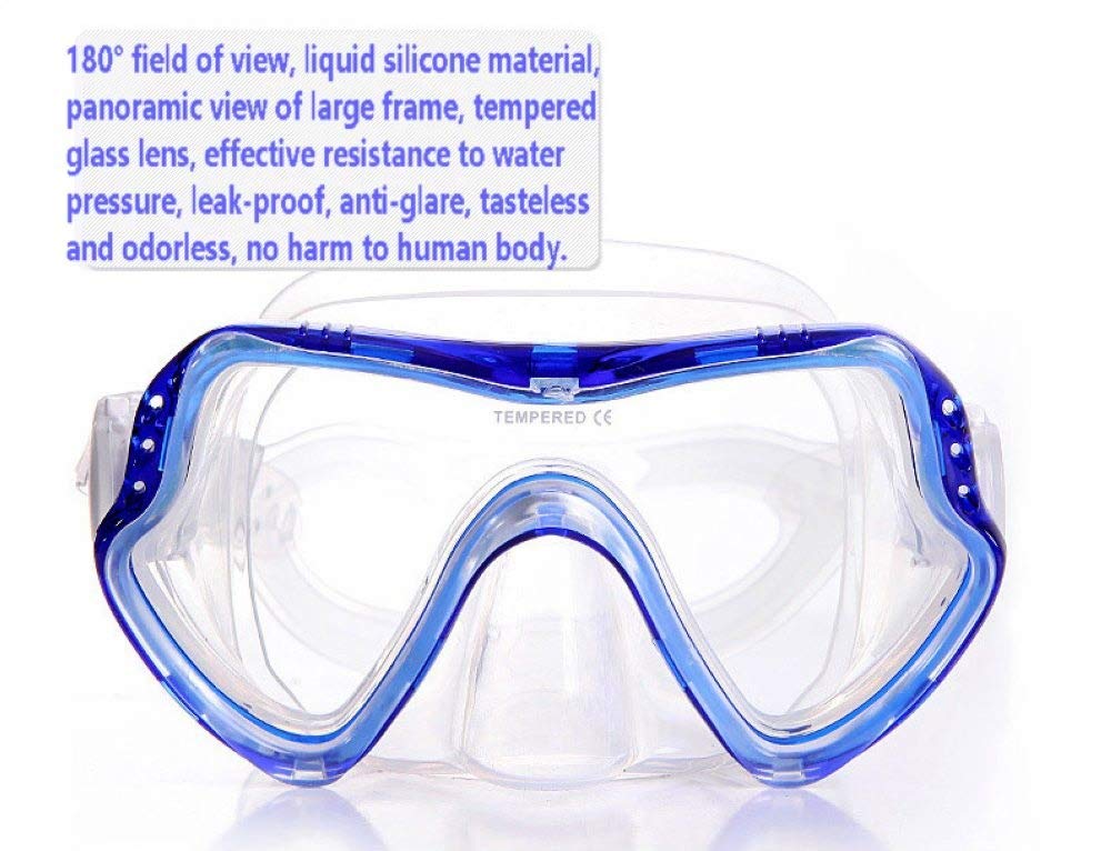 Wodoodporne Okulary Pływackie Hd Anti-Fog Z Maską Ochronną Na Nos - Unisex Sprzęt Do Nurkowania I Snorkelingu