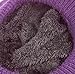 HINDAWI Winter Hat and Gloves for Women Knit Warm Snow Ski Outdoor Caps Touch Screen Mittens Purple