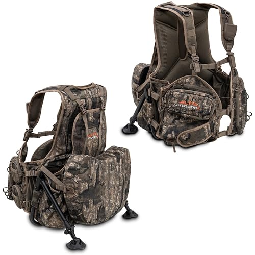 ALPS OutdoorZ Grand Slam Turkey Vest, Sit Anywhere Kickstand Removeable Frame and Memory Foam Seat