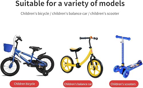 Miniatura 8 de 1 par de empuñaduras de bicicleta para niños, rojo/azul/rosa/verde/negro, antideslizantes, agarres de manillar de bicicleta, empuñaduras de