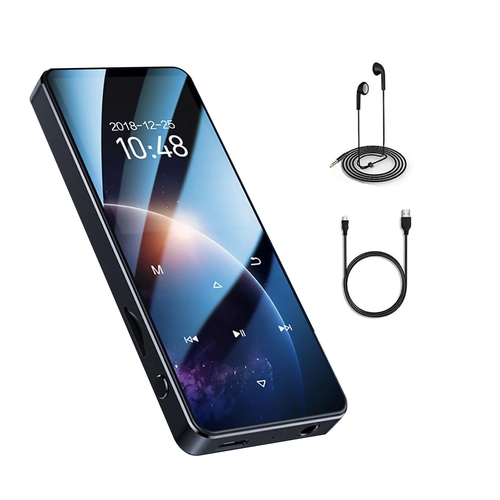 Bluetooth odtwarzacz MP4/MP3, przenośny odtwarzacz muzyczny z radiem FM