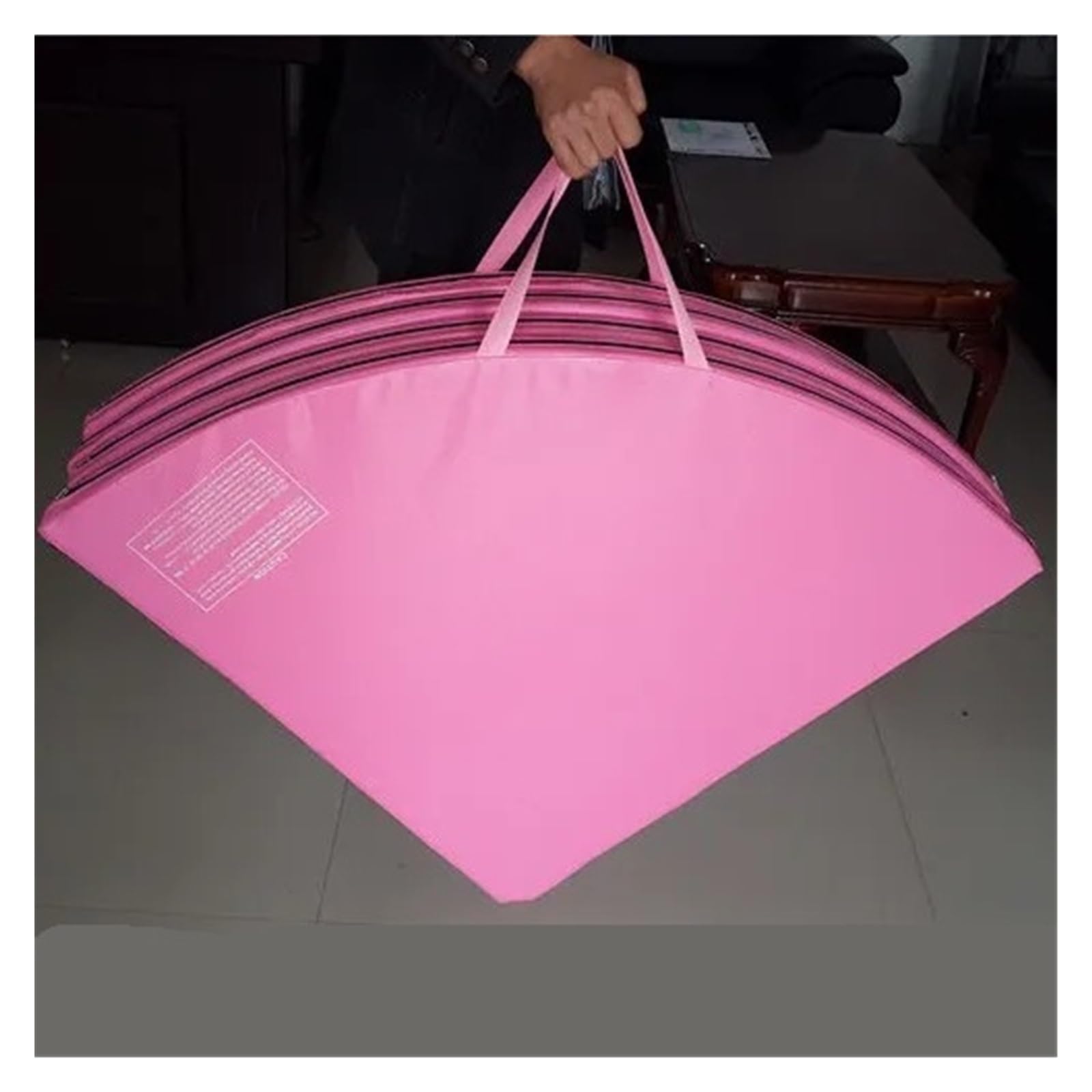 Tappetino per pole dance, 120 x 5-10 cm, pieghevole, rotondo, per yoga, palestra, fitness, esercizi, sport, per uomini e donne