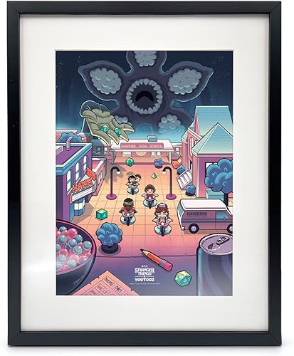 YouTooz Stranger Things Season 1 - Impresión artística de Stranger Things de 11 x 17 pulgadas, diseño de Stranger Things, mide 11 x 17 pulgadas