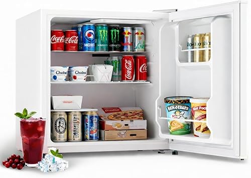 Miniatura 2 de Mini refrigerador de 4 litros, mini refrigerador para dormitorio y automóvil, enfriador y calentador ajustables, compacto y portátil, de bajo ruido,