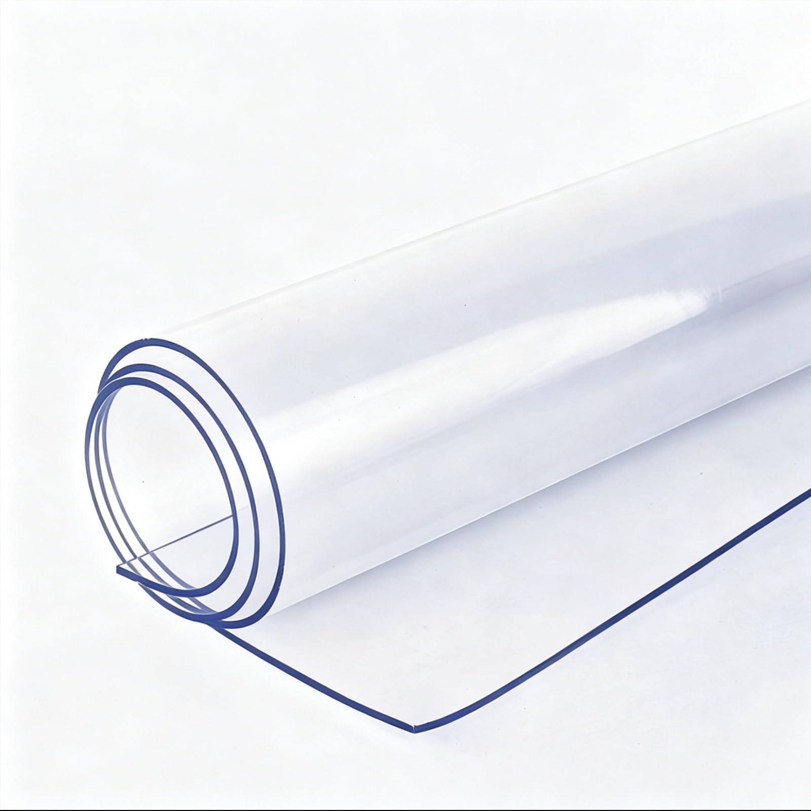 Alfombra protectora transparente de PVC ajustable para suelos de madera 0.8mx0.8m