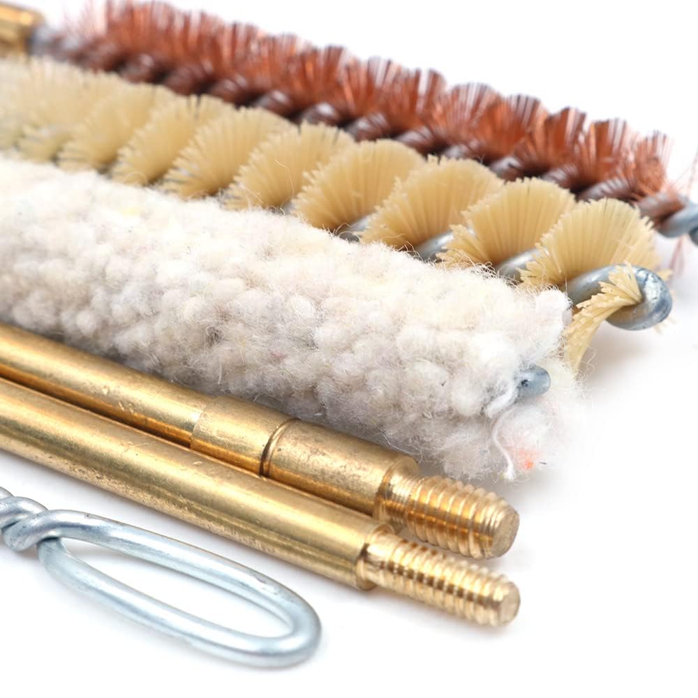 Kit Pulizia Pistola Tiardey - Per Calibro 38/357 E 9mm, Spazzole In Nylon E Ottone - Foto 4