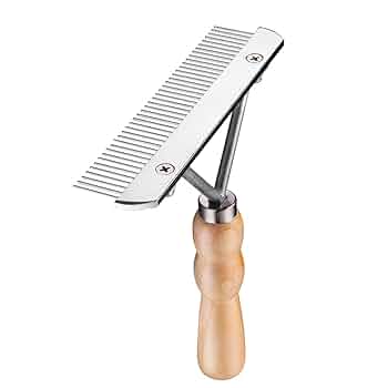 Groom Professional Wooden Perth Pin Undercoat Rake | Millie's Paws