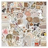 Juego de 120 pegatinas de estilo vintage, decoración de maletas