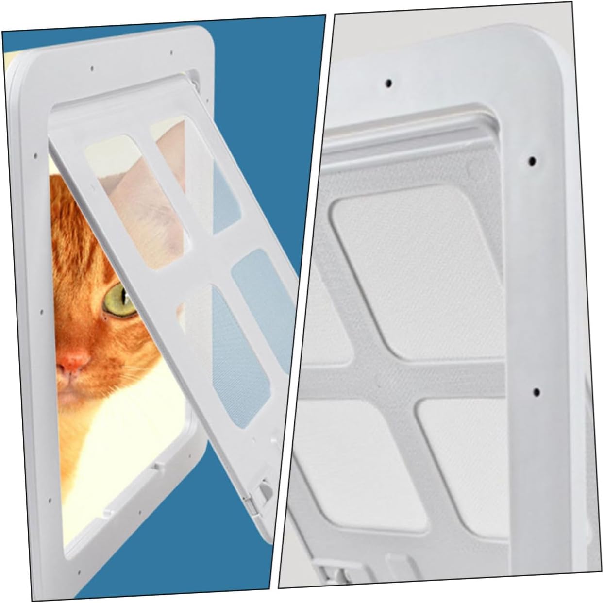 DOITOOL Pet-Friendly Screen Door Magnetic Pet Door Dog and Cat Access Puppy Door Simple Yet Functional